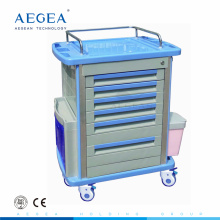 AG-MT001A1 advanced ABS body drawers medicine storage hospital emergency care trolley